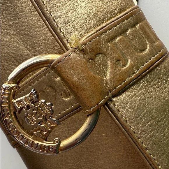 Juicy Couture Vintage Gold Tone Wallet - Picture 12 of 17